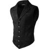 Mens Medieval Gothic Style Formal Vest Halloween Costume