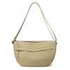Simple and Fashionable Shoulder Bag Women's New Casual and Lightweight Trendy Messenger Bag High-end Solid Color Large-capacity Bag Tide