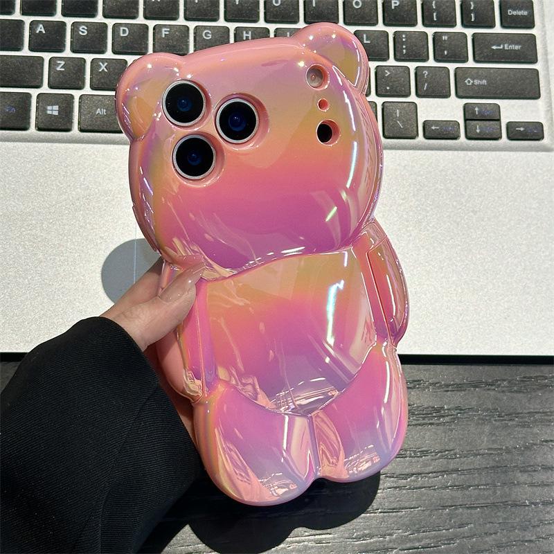 Colorful Violent Bear Compatible iPhone 14/13/12/11 Apple PROMAX Case Set