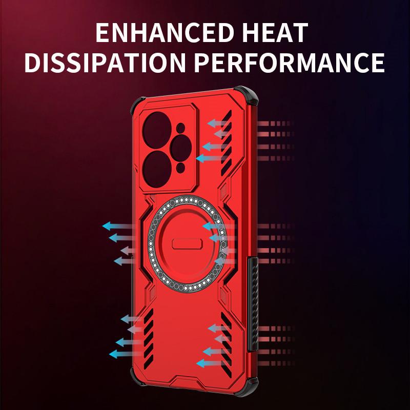 Heat Dissipation Cases For Realme 15 Pro Case Realme 15 Pro Cover Shockproof Magsafe Wireless Charging Phone Cover Realme 15 Pro