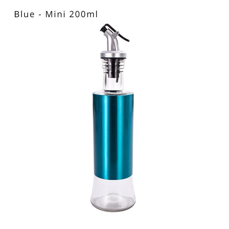 HANYANG Edelstahl-Gewürzflasche zum Ausgießen von Ölkrug, Sojasaucenflasche, Essigflasche, Glasflasche, Weinflasche, Essigglas, Sprühölflasche