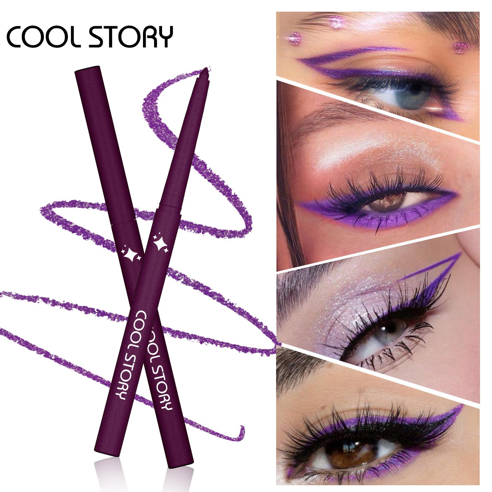 

Одноцветный матовый гелевый карандаш для глаз, кремовый и шелковистый, легко наносится, водостойкий и устойчивый к поту, многофункциональные тени для век