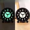 Silent Bedside Alarm Clock Non Ticking Glow-in-the-Dark Bedroom Clock