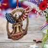 Yousheng 2D Acrylic America 250th Anniversary Ornament 250 Years Patriotic Hanging Decoration 1776-2026 Commemorative Gifts for 4th of July