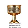 Not Fade Brass Offering Cups Pure Copper High Legs Wine Cup Copper God's Cup  Offering Supplie