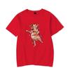 Christmas lights pig Tees Men's T-shirt Christmas T Shirt Happy New Year Tshirt Christmas Tees Fashion Harajuku Men's Shirt Tops