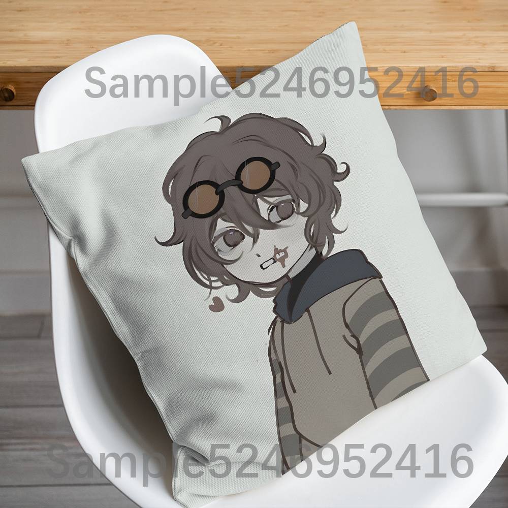 CCreepypasta Ticci Toby Pillowcases Cute Funny Pillow Case For Wedding Party Home Decor Comfy Pillow Cover