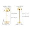 Adjustable Hat Holder Wigs Head Stand Practical Metal Home Hat Storage Stable Metal Stand for Hat and Wig Display