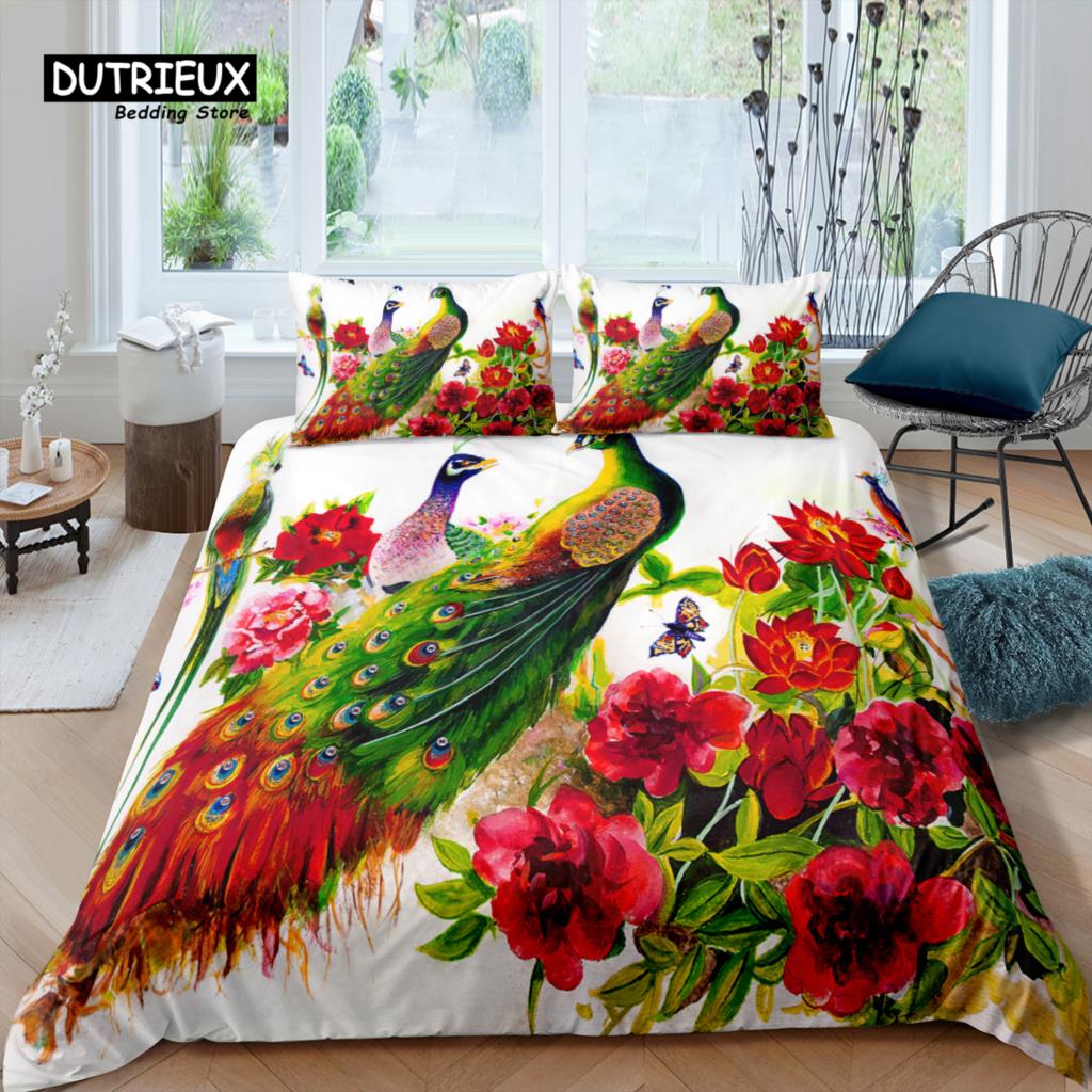 

Главная Жизнь Роскошный 3D Павлин Постельное белье Пододеяльник Наволочка Детский Постельное белье Queen и King Размер EU/US/AU/UK EU single(135x200cm)