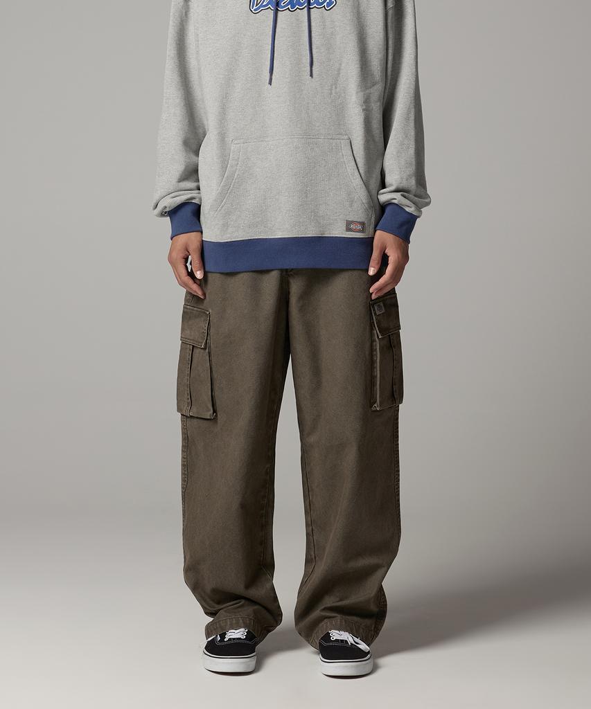 Dickies Washed Duck Canvas Cargo Pants Khaki Brown