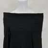 MM6 22 year old S62CT0214 Black wide neck mini dress dress 38 blackUsed