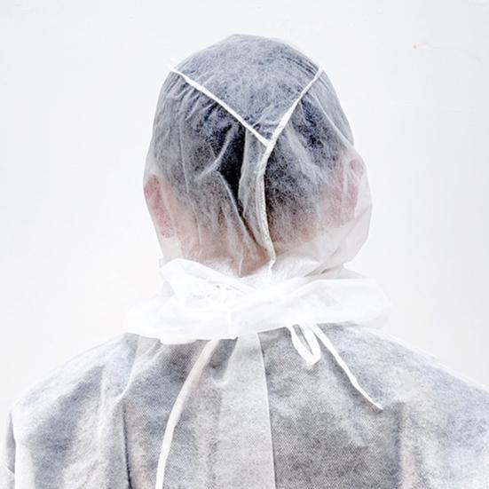 5/10/15Pcs Disposable Beard Hair Net Full Face Bouffant Hood Cap Unisex Universal Food Service Cooking Non-Woven Head Cover Hairnet