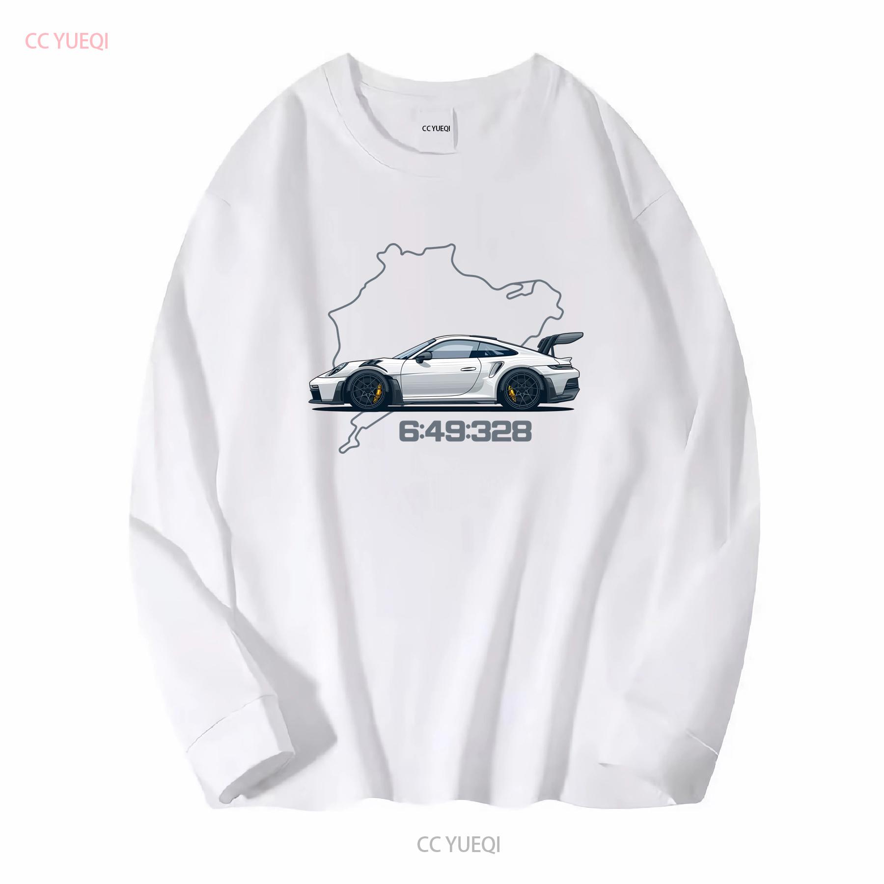 

992 GT3 RS Nordschleife Classic T Shirt long or short sleeves vintage Washed Unisex Breathable Stylish Stretched Slightly S