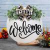 Welcome Sign Front Door Sign Hangings Welcome Sign for Farmhouses Porch Spring Welcome Sign Front Door Decorations