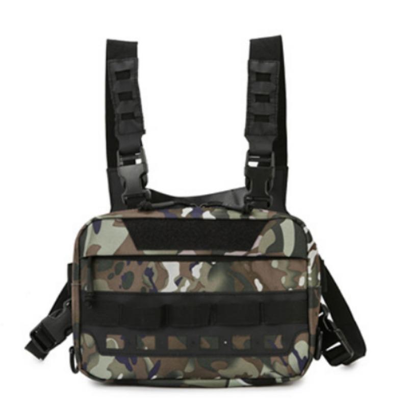 

Повседневная поясная сумка, водонепроницаемая многофункциональная нагрудная сумка, спортивная сумка большой вместимости для активного отдыха One Size
