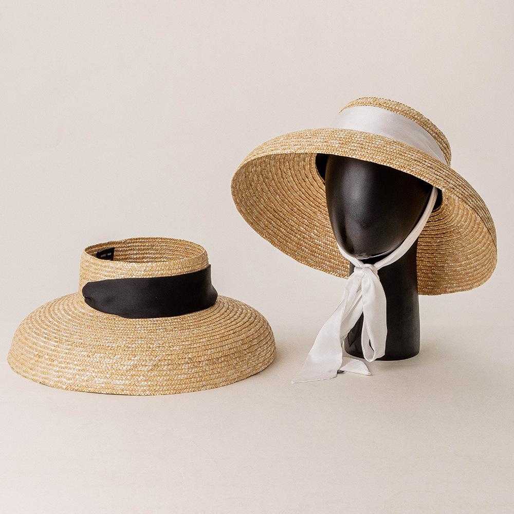 Garden Supplies My Women's Uspop Fashion Retro Hollow Top Straw Hat With Straps Outdoor Sun Protection Straw Hat Wide Brim Beach Hats 56-58Cm
