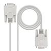 Nanocable DB9 Male To DB9 Female Modem Serial Cable 1.80m - Beige Color-10.14.0502