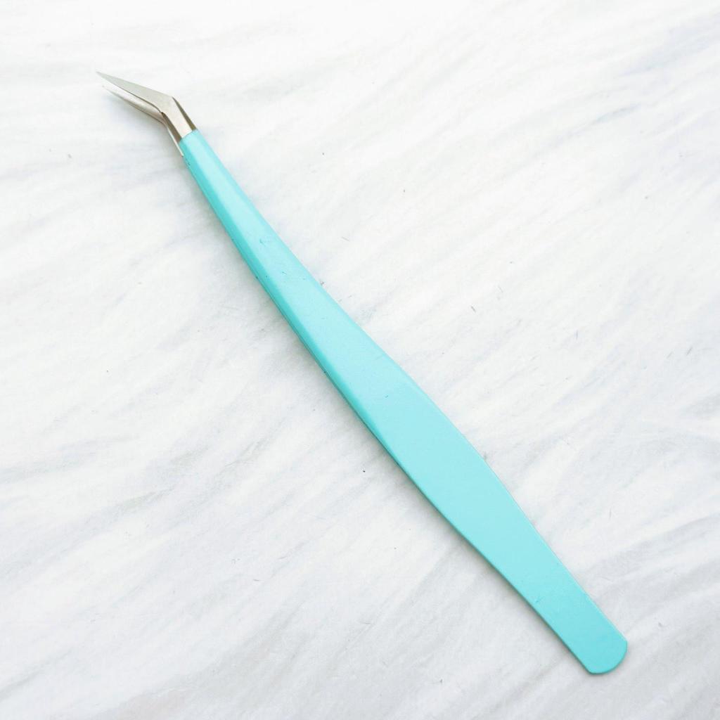 Golden Feather High-Precision Eyelash Tools: Colored False Eyelash Tweezers, Grafting Tweezers, and Curler.
