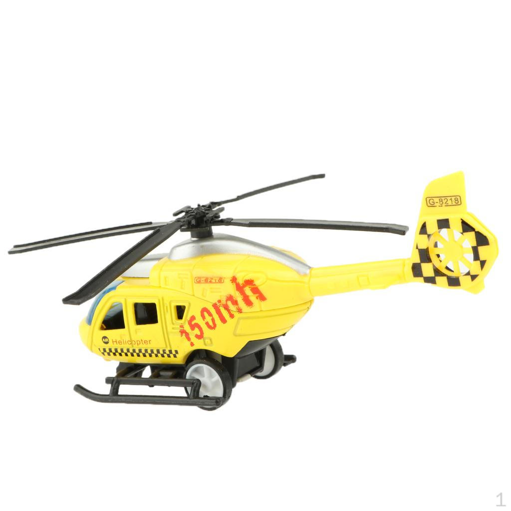 

1/4 Diecast Helicopter Alloy Model жовтий
