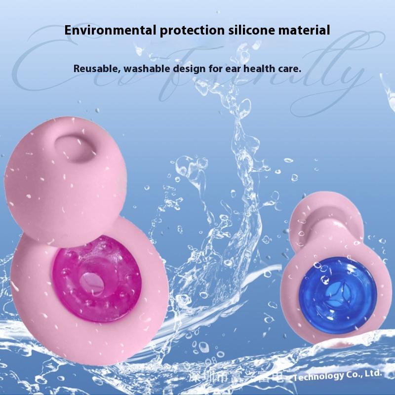 Earplugs - Super Comfortable Reusable Noise Cancelling Earplugs for Sleep, Focus, Travel, Noise Sensitive | Flexible Fit