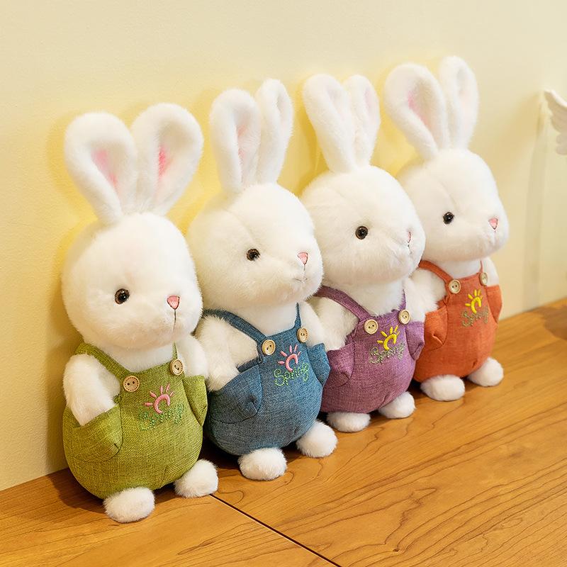 Internet celebrity sunshine rabbit doll plush toy children soothing little white rabbit doll little girl press bed exchange gifts