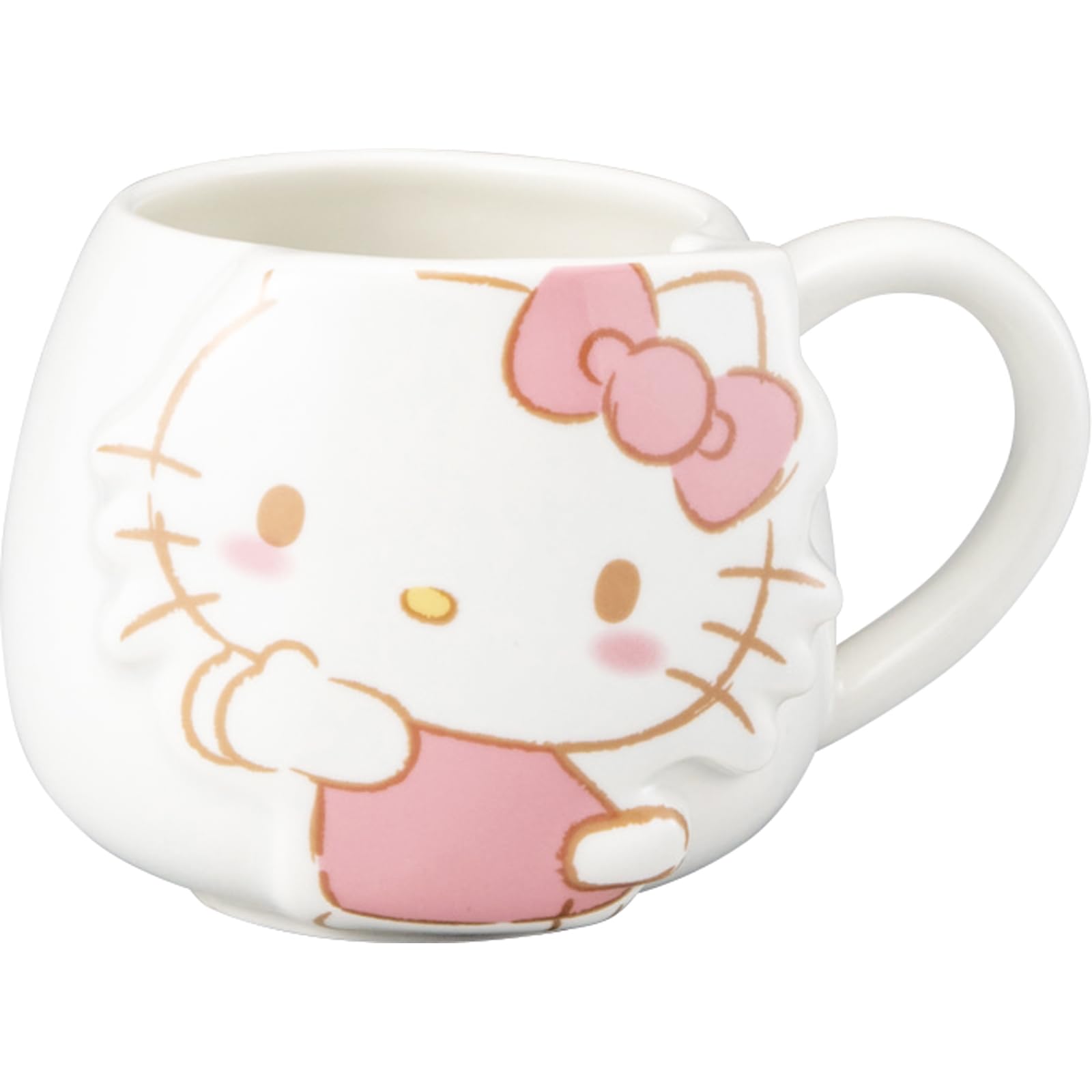 

Кружка Sanrio Kitty Круглое лицо 13 x Персонаж Hello Kitty День рождения Hello Tail , Прибл.. 400 мл, Прибл.. 9см, Посуда, Товары, Подарок, san4561-1