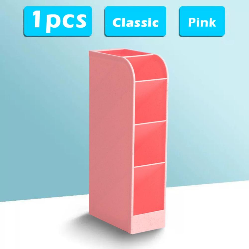 Porte-stylo en plastique Type à insertion oblique Pot à stylos Support d'affichage de papeterie Multi-tailles Cadeau