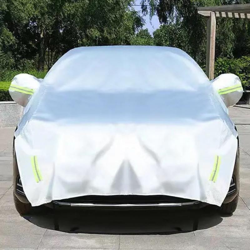 Sunshade Car Half Cover: Summer Protection, Heat Insulation, Rain & Hail Guard