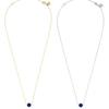 BE/GINS Roca Mini Round Lapis Lazuli Necklace