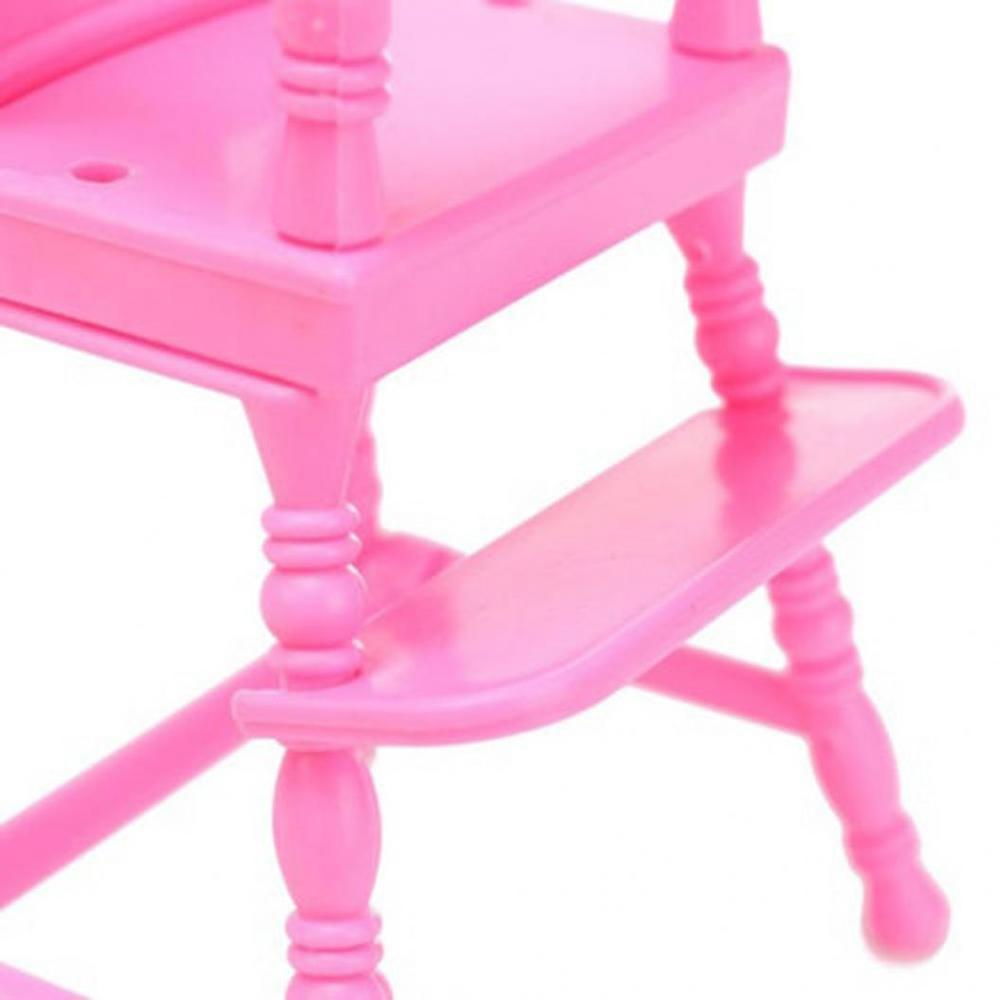 Barbie Doll House Chairs for Dining Room Miniature Furniture Kid Toy