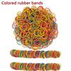 Colored Rubber Bands Elastic Rubber Bands Multi-Color Rubber Bands Office Supplies Multi-Purpose Colored Rubber Bands