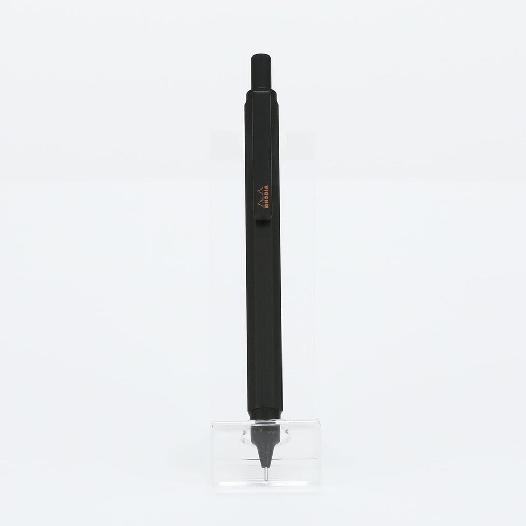 Rhodia Sharp Pencil Aluminum Hexagonal Body Hairline 0.5mm Black Cf9299