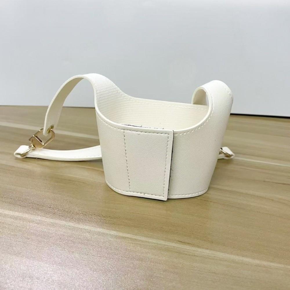 Insulating Function Leather Cup Cover Portable Design Water Bottle Sleeve Cup Holder Travel Use