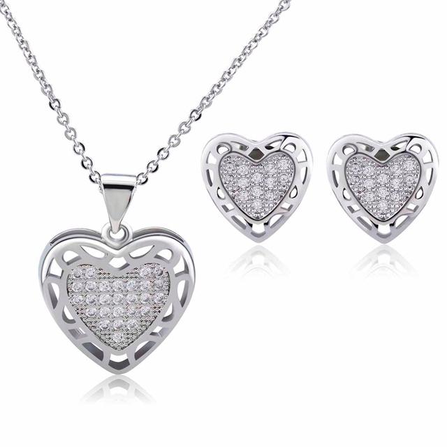Schmuck Frauen Halskette Ohrringe Set Luxus Qualität Luxe Zubehör Feine Zirkonia Champagner Mode Jewelri Cubic Hohe Großhandel