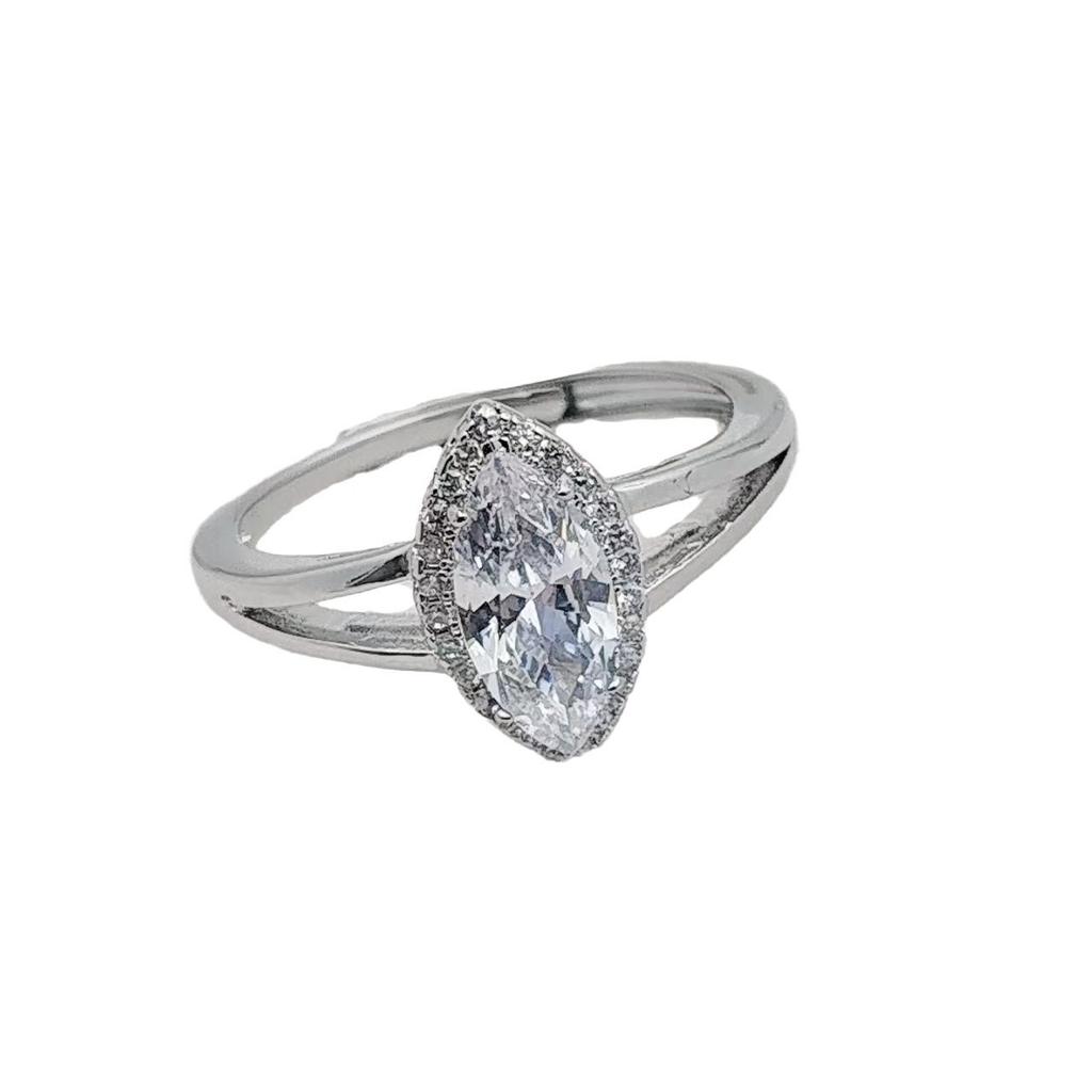 Horse Eye Ring Inlaid With Imitation Amethyst Topaz Colored Treasure Multi-Colored Garnet Live Women'S Ring