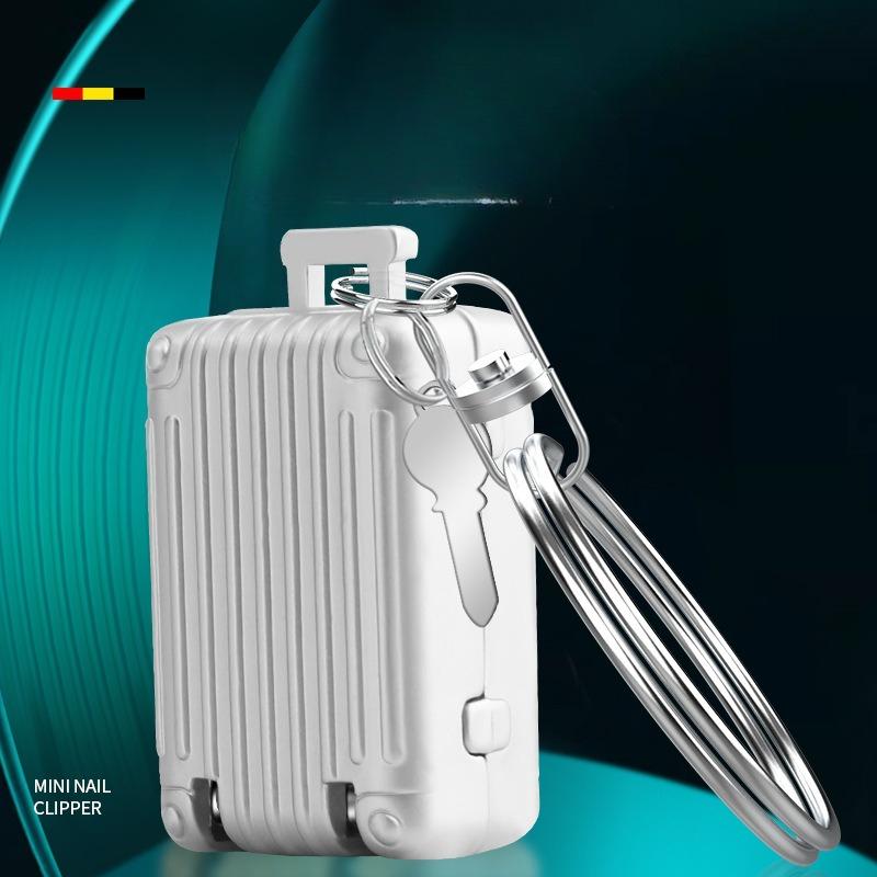 Portable Manicure Tool Nail Clipper Mini Folding Nail Clipper Keychain Flip Nail Clipper