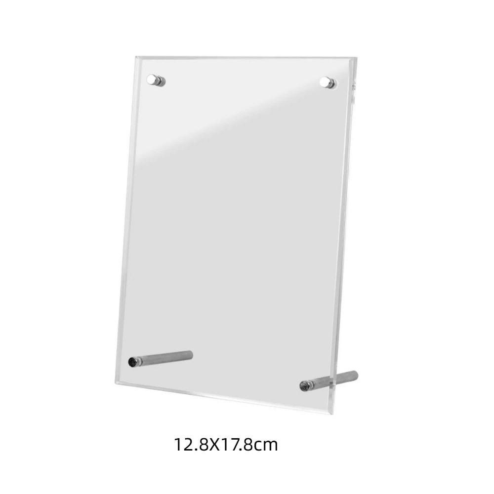 Transparent Acrylic Photo Frame Modern Poster Display Stand New Picture Frame Home Decor