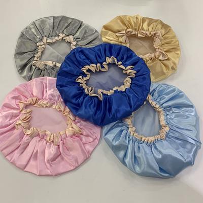 Waterproof Shower Hair Bonnets Double-layer Bonnet