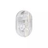 Fishing Float Double Pearl Clear Beads Fishing Cross Beads Fishing Beads Double Cross Hole Beads