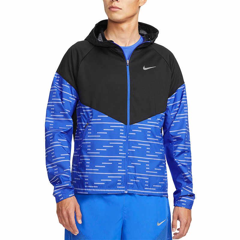 Nike Therma FITMILER Repel Run Division Jacket Unisex Black Blue DD6103-011