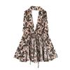 Jnleaog Spring New Arrival Women's Clothing Fashion Style French Fashion Design Floral Print Casual Jumpsuit