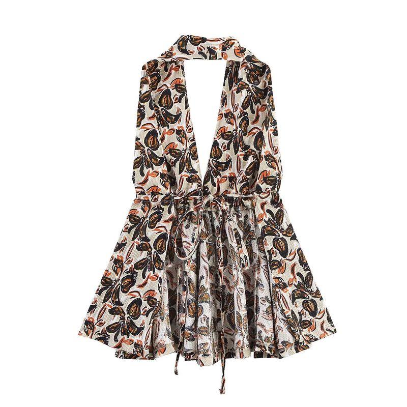Jnleaog Spring New Arrival Women's Clothing Fashion Style French Fashion Design Floral Print Casual Jumpsuit