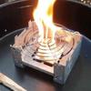 Mini Grilling Mesh Outdoor Alcohol Stove Mini Foldable Solid Stove Portable Camping