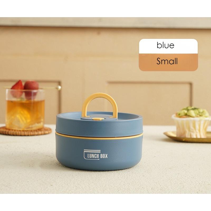Ланч-бокс из нержавеющей стали 304 с контейнером для супа портативный термо-бенто-бокс для офиса и школы герметичный и легко моющийся Small size 420mL 1240₽