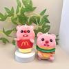 Plush Beaver Whimsical Doll In Hamburger And French Fry Styles Ideal For Kids Room Decor