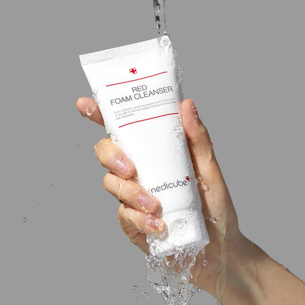 Medicube Red Acne Foam Cleanser 120ml - Acne Deep Cleansing Sebum Control, Korean