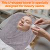 3Pcs U-Shape Towel Microfiber Esthetician Towel Absorbent Spa Massage Facial Treatment Neck Cosmetic Towels for Facial Cleansing