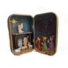 Exquisite Christmas Nativity Box Easy Carrying Desktop Figurine Ornament  Home Decor