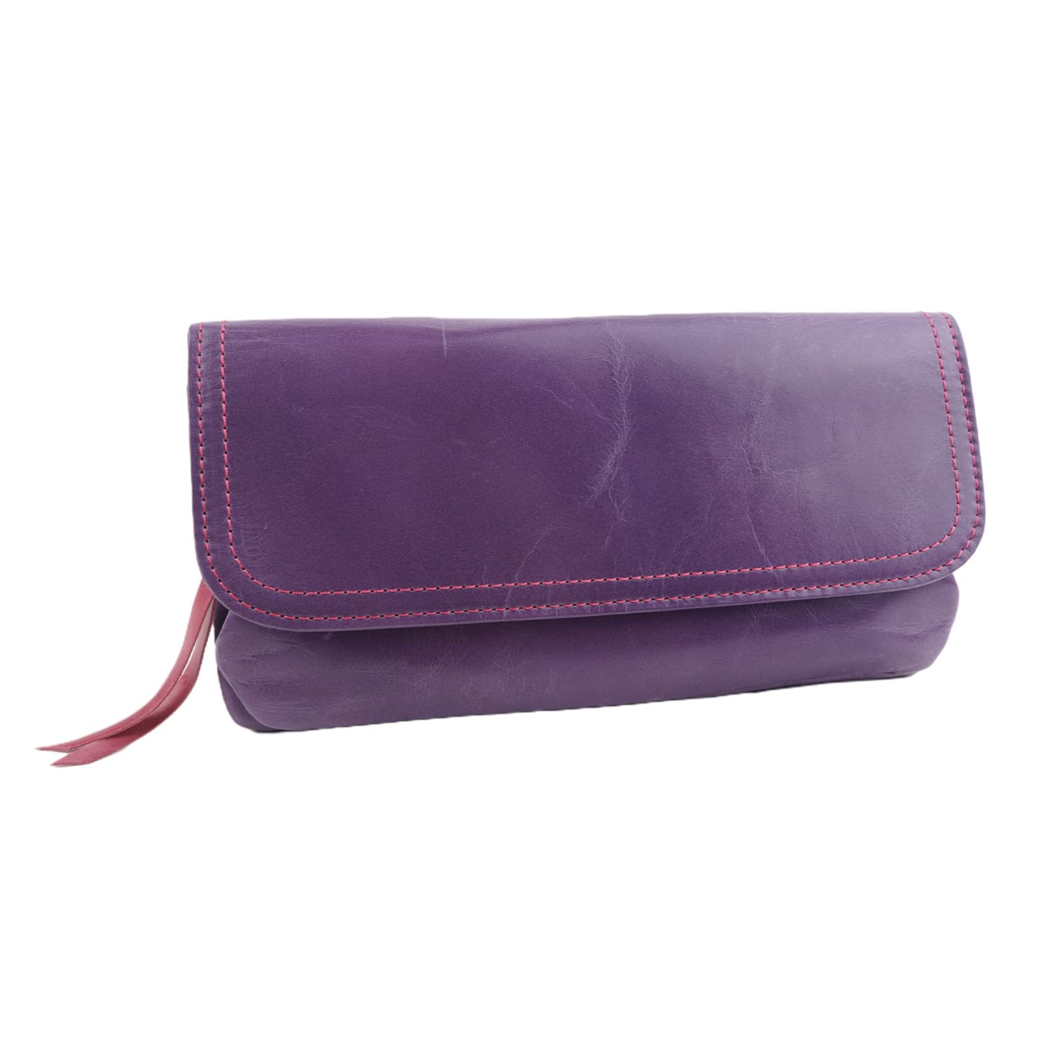 

pacca pacca Сделано в Японии Длинный кошелек из конской кожи с застежкой-клапаном [Pakka Pakka] Женский (фиолетовый) [Одежда и обувь]