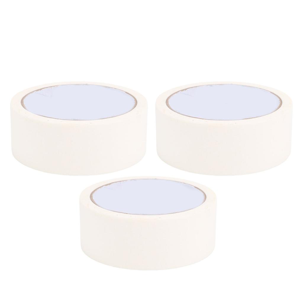 3Pcs Painters Tape Adhesive Masking for Car Painting Manual Grouting Decoration Tool Easy Removal 35mm 20m